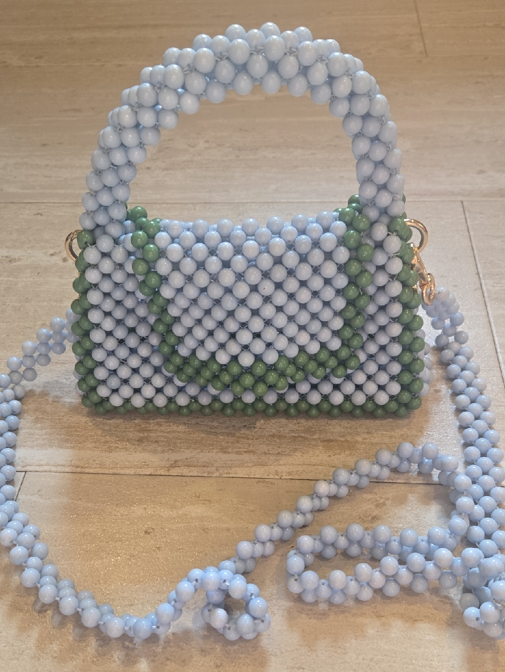 Kate Spade New York X Target Colorblock Beaded Blue/Green Versatile Bag